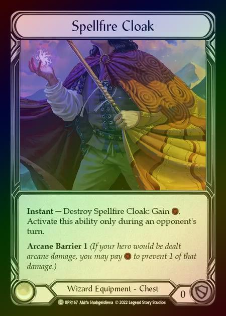 【RF】[Wizard] Spellfire Cloak [UPR167-C] Rainbow Foil