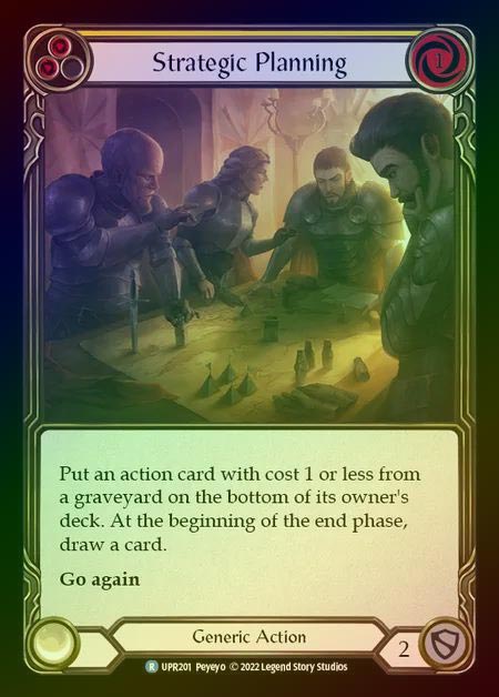 【RF】[Generic] Strategic Planning [UPR201-R] (yellow) Rainbow Foil