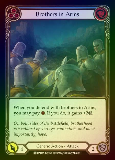 【RF】[Generic] Brothers in Arms [UPR205-C] (blue) Rainbow Foil