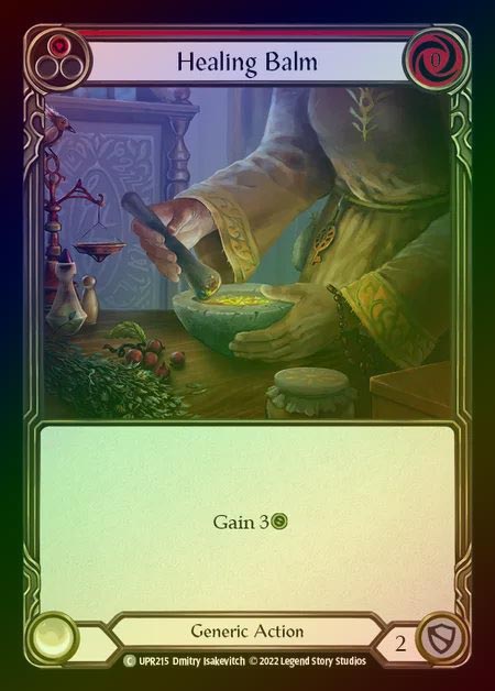 【RF】[Generic] Healing Balm [UPR215-C] (red) Rainbow Foil