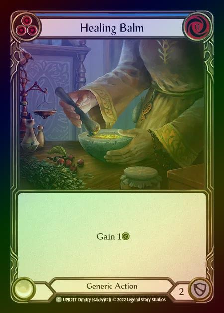 【RF】[Generic] Healing Balm [UPR217-C] (blue) Rainbow Foil