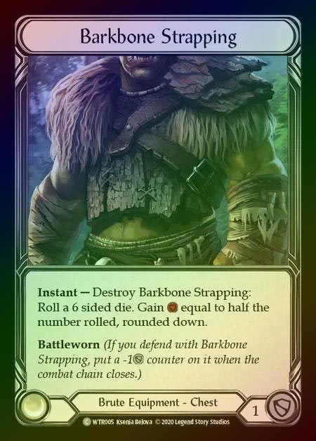 【RF】[Brute] Barkbone Strapping [U-WTR005-C] Rainbow Foil