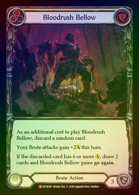 【RF】[Brute] Bloodrush Bellow [U-WTR007-M] Rainbow Foil