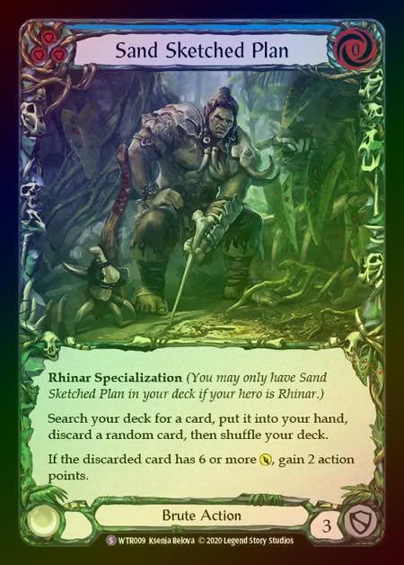 【RF】[Brute] Sand Sketched Plan [U-WTR009-S] Rainbow Foil