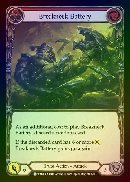 【RF】[Brute] Breakneck Battery [U-WTR011-R] (red) Rainbow Foil