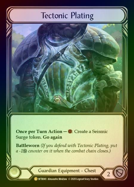 【RF】[Guardian] Tectonic Plating [U-WTR041-L] Rainbow Foil