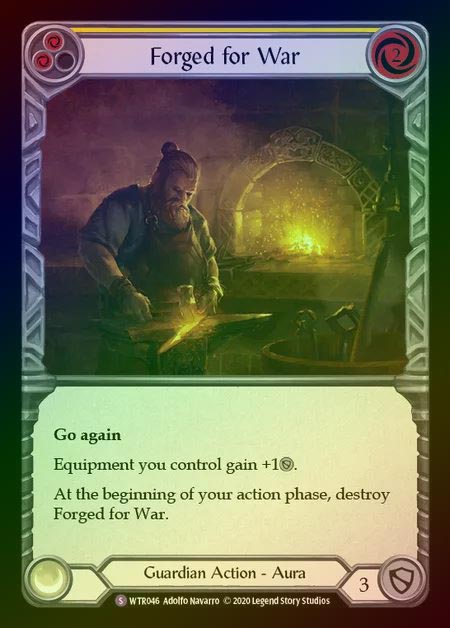 【RF】[Guardian] Forged for War [U-WTR046-S] Rainbow Foil