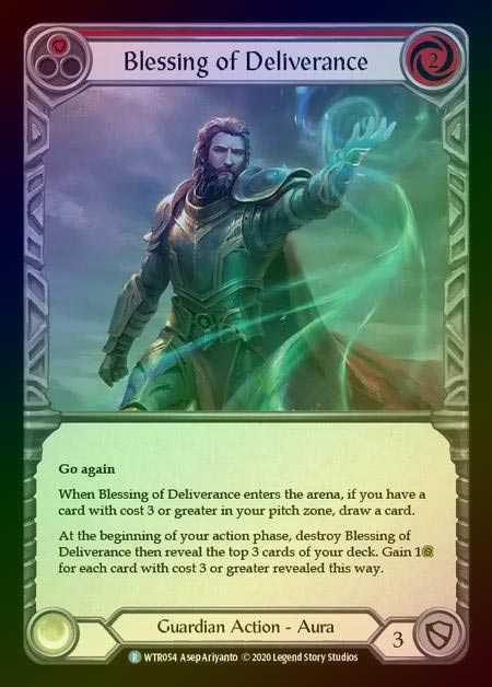 【RF】[Guardian] Blessing of Deliverance [U-WTR054-R] (red) Rainbow Foil