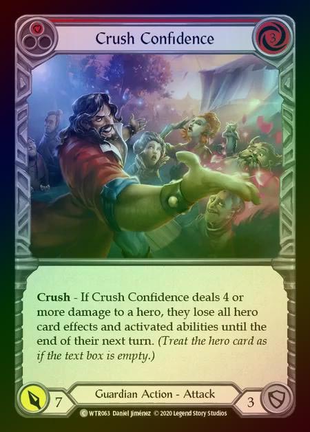 【RF】[Guardian] Crush Confidence [U-WTR063-C] (red) Rainbow Foil
