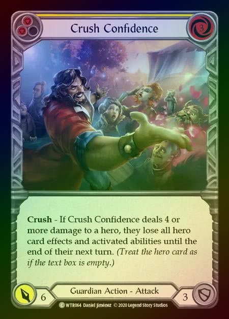 【RF】[Guardian] Crush Confidence [U-WTR064-C] (yellow) Rainbow Foil