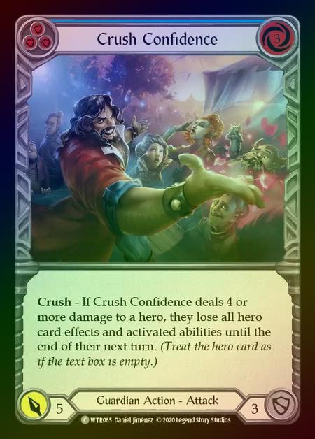 【RF】[Guardian] Crush Confidence [U-WTR065-C] (blue) Rainbow Foil