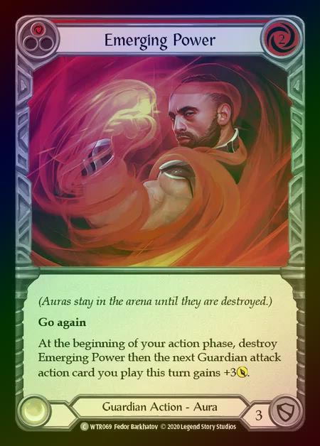 【RF】[Guardian] Emerging Power [U-WTR069-C] (red) Rainbow Foil