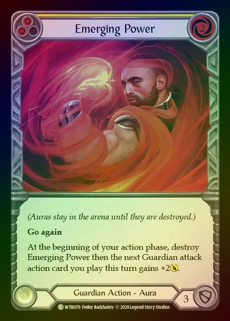 【RF】[Guardian] Emerging Power [U-WTR070-C] (yellow) Rainbow Foil