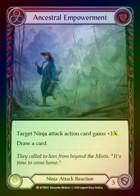 【RF】[Ninja] Ancestral Empowerment [U-WTR082-M] Rainbow Foil