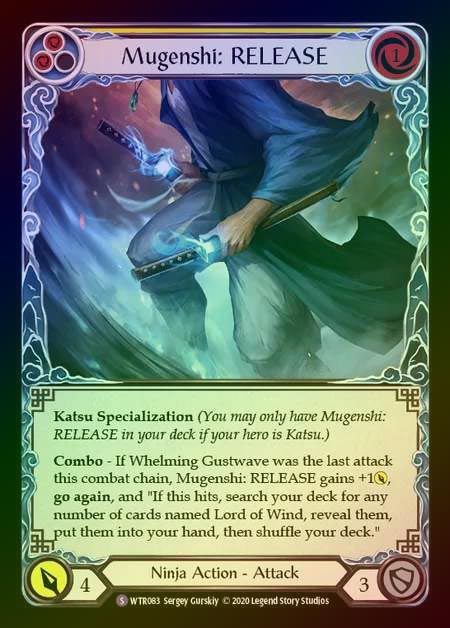 【RF】[Ninja] Mugenshi: RELEASE [U-WTR083-S] Rainbow Foil