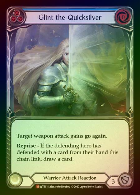 【RF】[Warrior] Glint the Quicksilver [U-WTR118-M] Rainbow Foil