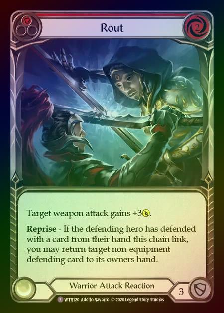 【RF】[Warrior] Rout [U-WTR120-S] Rainbow Foil