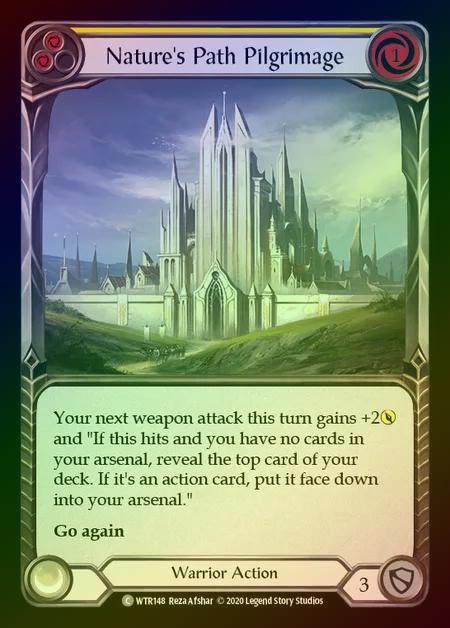 【RF】[Warrior] Nature's Path Pilgrimage [U-WTR148-C] (yellow) Rainbow Foil
