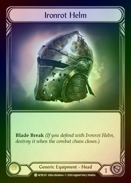 【RF】[Generic] Ironrot Helm [U-WTR155-C] Rainbow Foil