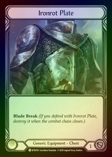 【RF】[Generic] Ironrot Plate [U-WTR156-C] Rainbow Foil