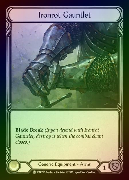 【RF】[Generic] Ironrot Gauntlet [U-WTR157-C] Rainbow Foil