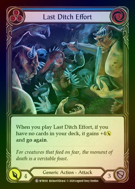 【RF】[Generic] Last Ditch Effort [U-WTR161-S] Rainbow Foil