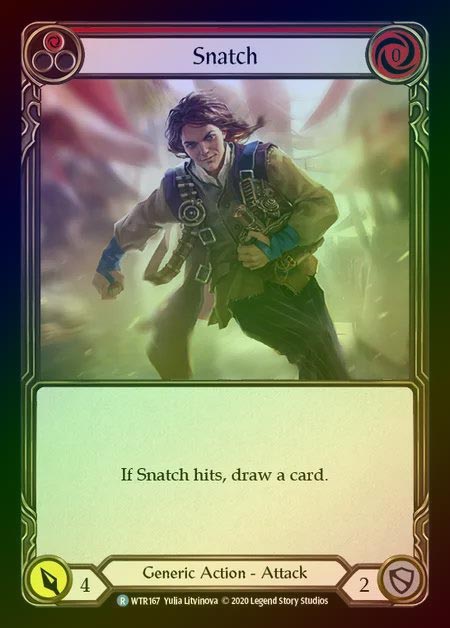 【RF】[Generic] Snatch [U-WTR167-R] (red) Rainbow Foil