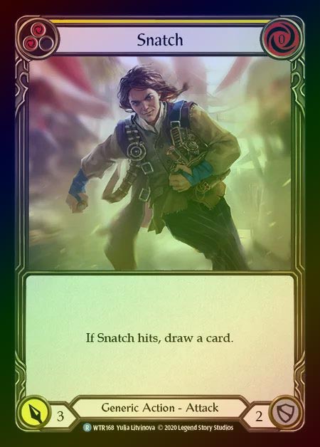 【RF】[Generic] Snatch [U-WTR168-R] (yellow) Rainbow Foil