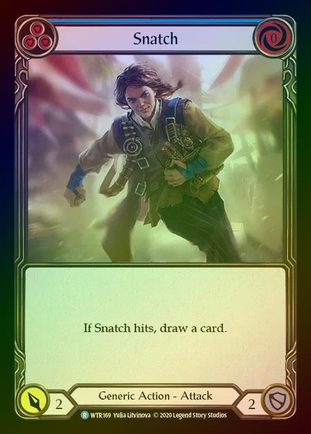 【RF】[Generic] Snatch [U-WTR169-R] (blue) Rainbow Foil