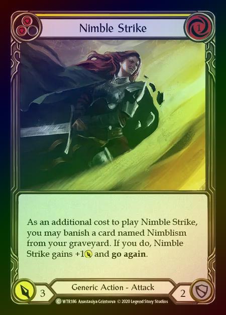 【RF】[Generic] Nimble Strike [U-WTR186-C] (yellow) Rainbow Foil