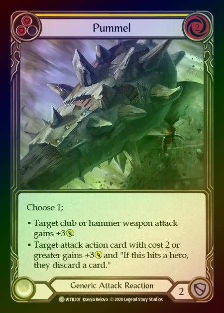 【RF】[Generic] Pummel [U-WTR207-C] (yellow) Rainbow Foil
