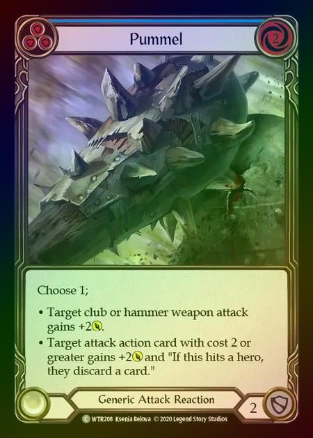 【RF】[Generic] Pummel [U-WTR208-C] (blue) Rainbow Foil