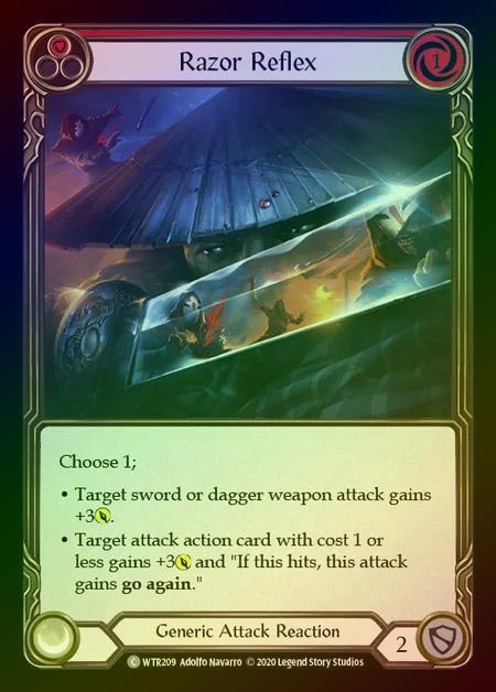 【RF】[Generic] Razor Reflex [U-WTR209-C] (red) Rainbow Foil
