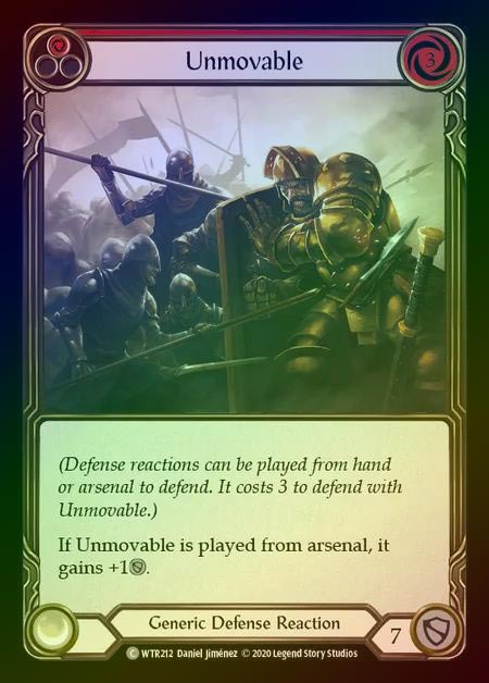 【RF】[Generic] Unmovable [U-WTR212-C] (red) Rainbow Foil