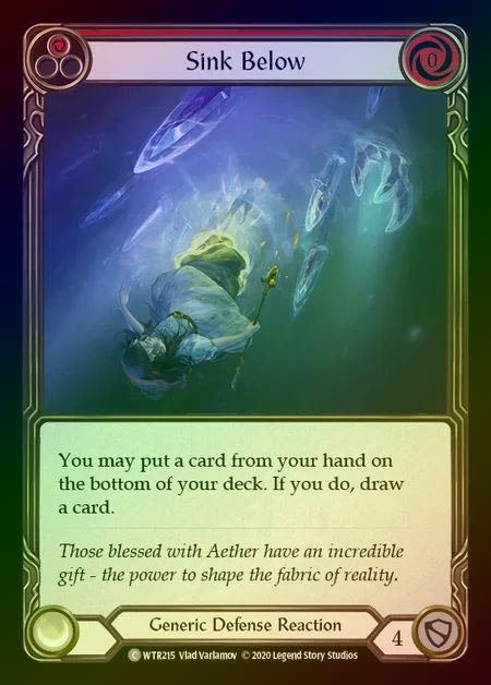 【RF】[Generic] Sink Below [U-WTR215-C] (red) Rainbow Foil