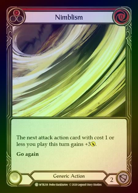 【RF】[Generic] Nimblism [U-WTR218-C] (red) Rainbow Foil