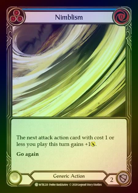 【RF】[Generic] Nimblism [U-WTR220-C] (blue) Rainbow Foil