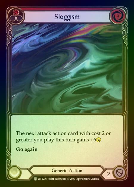【RF】[Generic] Sloggism [U-WTR221-C] (red) Rainbow Foil