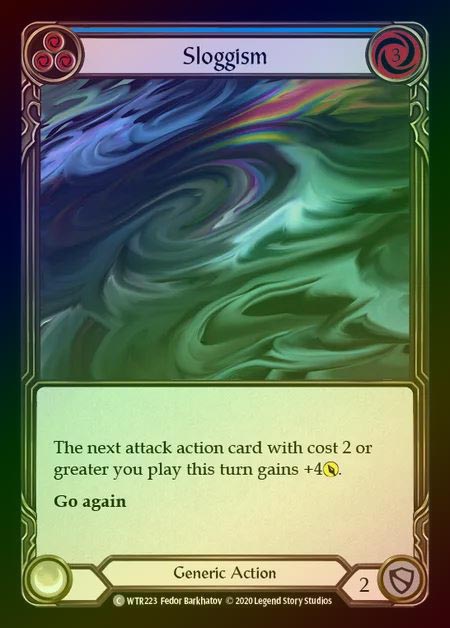 【RF】[Generic] Sloggism [U-WTR223-C] (blue) Rainbow Foil