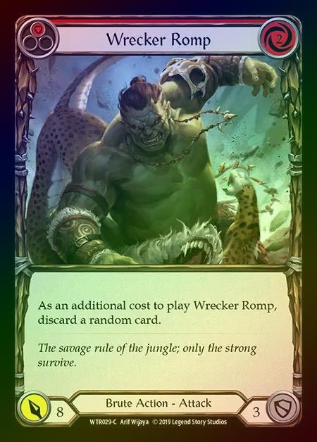 【RF】[Brute] Wrecker Romp (red) [1st-WTR029-C] Rainbow Foil