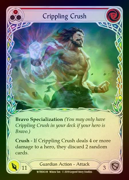 【RF】[Guardian] Crippling Crush [1st-WTR043-M] Rainbow Foil