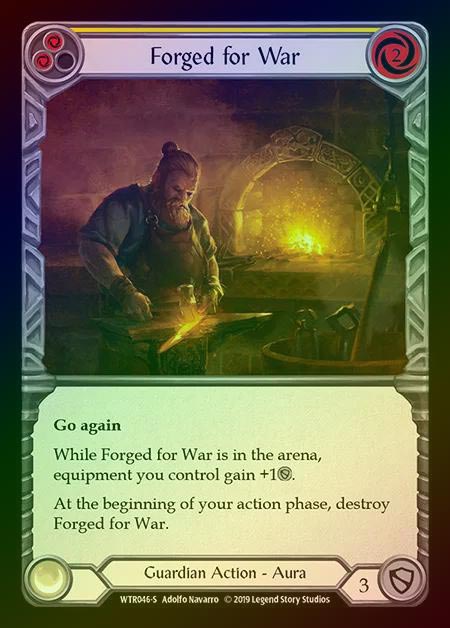 【RF】[Guardian] Forged for War [1st-WTR046-S] Rainbow Foil