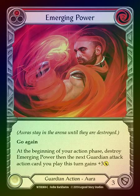 【RF】[Guardian] Emerging Power (red) [1st-WTR069-C] Rainbow Foil