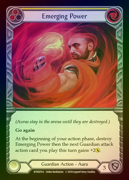 【RF】[Guardian] Emerging Power (yellow) [1st-WTR070-C] Rainbow Foil