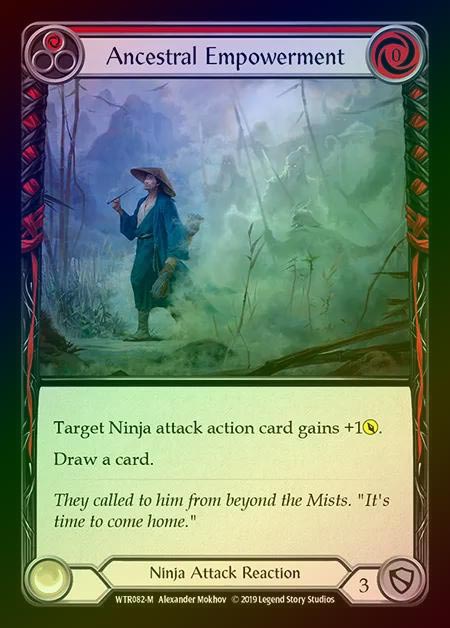 【RF】[Ninja] Ancestral Empowerment [1st-WTR082-M] Rainbow Foil