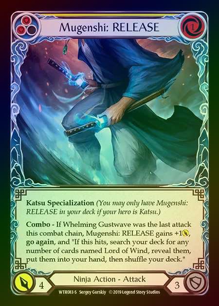 【RF】[Ninja] Mugenshi: RELEASE [1st-WTR083-S] Rainbow Foil