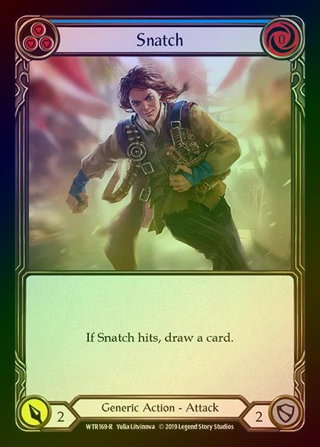 【RF】[Generic] Snatch (blue) [1st-WTR169-R] Rainbow Foil