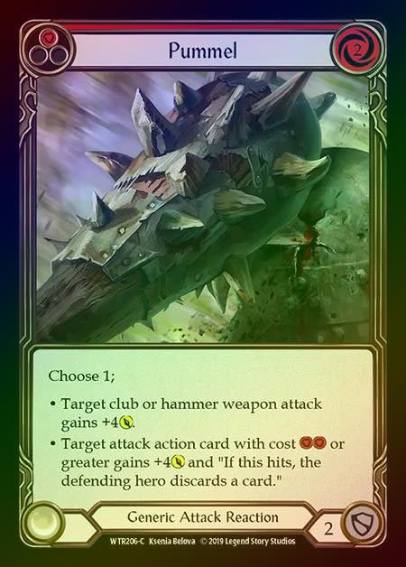 【RF】[Generic] Pummel (red) [1st-WTR206-C] Rainbow Foil