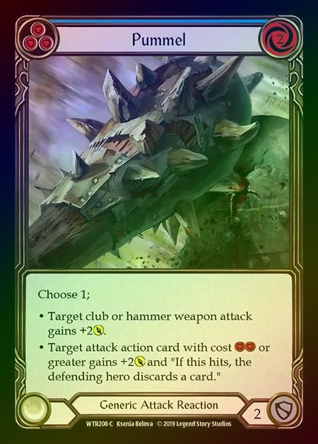 【RF】[Generic] Pummel (blue) [1st-WTR208-C] Rainbow Foil