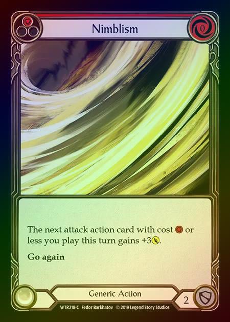 【RF】[Generic] Nimblism (red) [1st-WTR218-C] Rainbow Foil